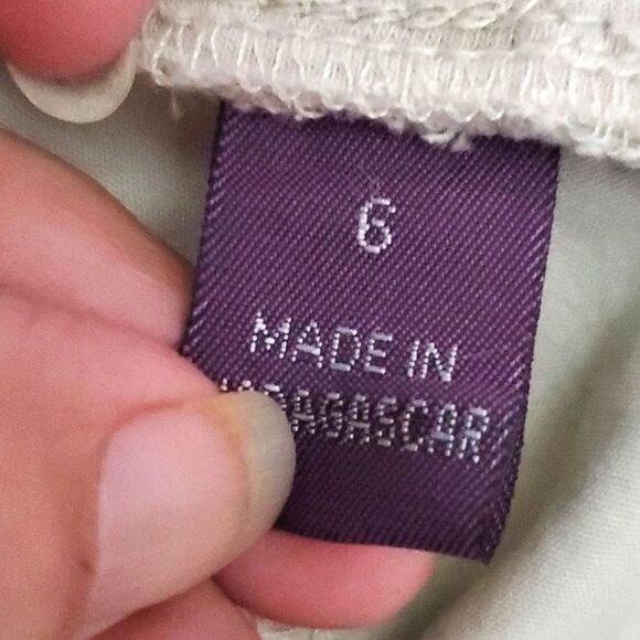 Gloria Vanderbilt Stonewood Cargo Drawstring Rolled Cuffs Pull On Capri Pants - Picture 14 of 15